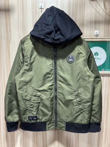 ERA Camouflage Pattern Reversible Hooded Jacket