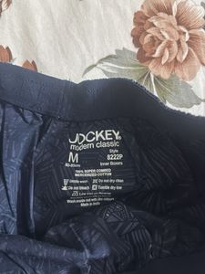 Jockey Navy Geometric Print Shorts