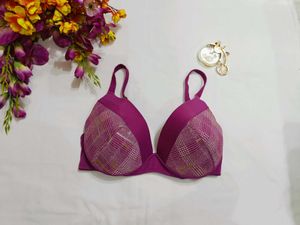 🇳🇿💫🎀Stylish Purple Plaid Bra