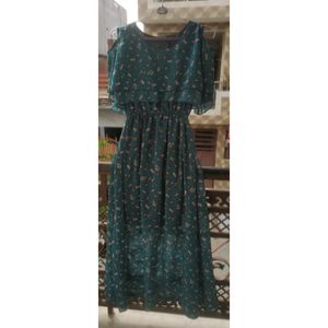Printed Long Dress
