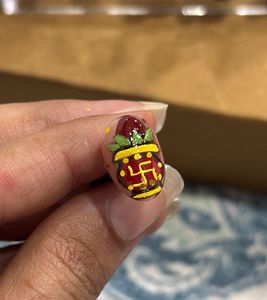 Navratri Special Press-On Nails – Handcrafted