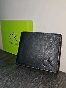 Calvin Klein Leather Wallet ( BLACK )