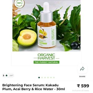 Face Serum (Organic Harvest )