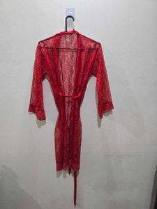Red Lace Robe