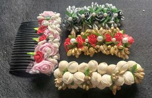 Beautiful Floral Hair Accessories Set