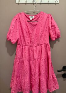Zara Pink Knee-length Dress