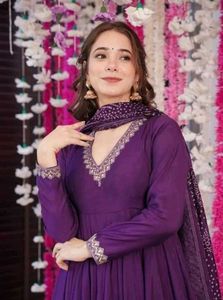 Purple Naina Bandhani Set 💜