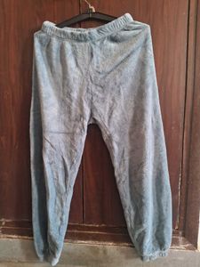 Blue Fuzzy Lounge Pants