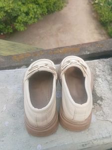 Stylish Cream Loafers