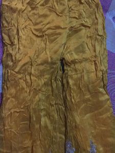 Golden Embroidered Kurti Top