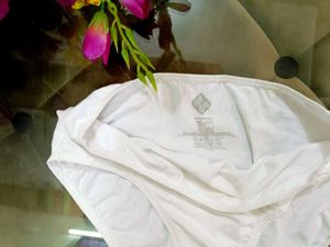 Nur Die White Cotton Brief
