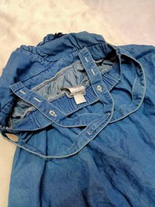 💠Denim Ruffle Mini Dress💠