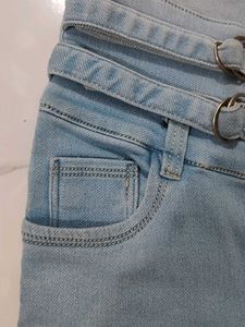 High Waisted Light Wash Jeans