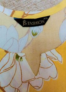 Women&#39;s Short Kurti Floral Hand Blocke Printed