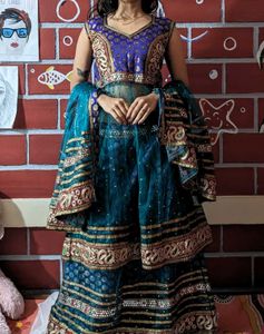 Peacock Green Lehenga Choli