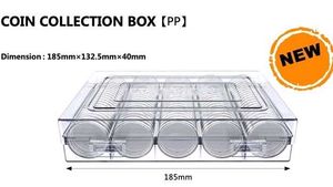 Coin Capsules 120Ps With Adjustable Foam And Box