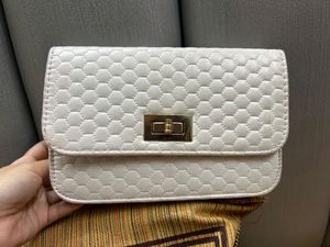 White Sling bag