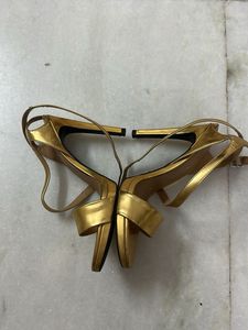 Zara Gold Heels - Size 40