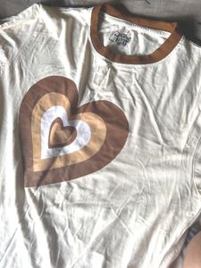 Retro Heart Ringer Tee