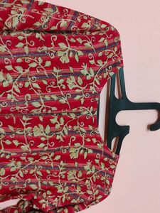 Elegant Floral Print Kurta