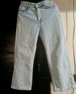 Light Wash Wide Leg Jeans