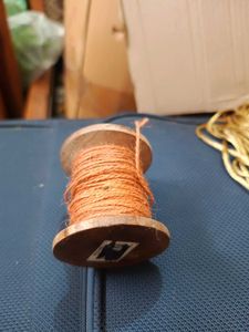 Orange Jute Twine Roll