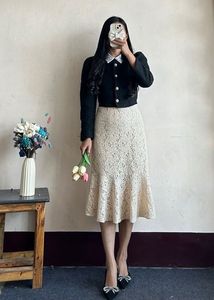 Lace  textured Skirt❤️