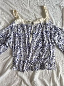 CUTE SUMMER BOHO OFF SHOULDER TOP