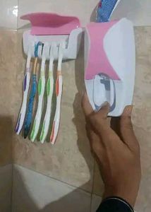 Toothbrush Holder &amp; Dispenser
