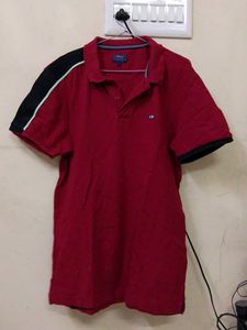 Maroon Arrow Polo Shirt