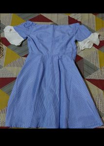 Striped Blue Dress