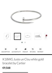 Cartier Bracelet And Watch Combo