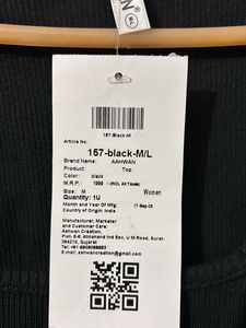 Black Long Sleeve Top