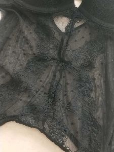M Black Lace Corset(Adore me)