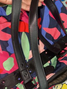 Colorful Floral Print Shoulder Bag