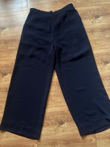 Navy Wide Leg Pants