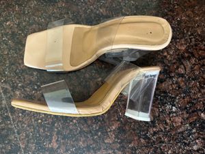 Clear Strap Heels