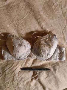Korean Coquette Blue Lace Bra And Underwear Set