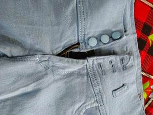 High Waisted Light Blue Jeans