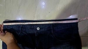 black Wide Leg Denim Jeans