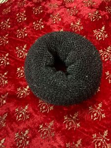 Black Hair Bun Maker Combo with  nails a