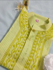 Elegant Embroidered Kurta