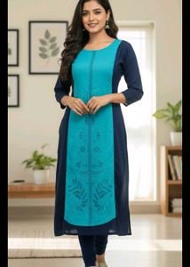 Stylish Blue & Teal Kurta