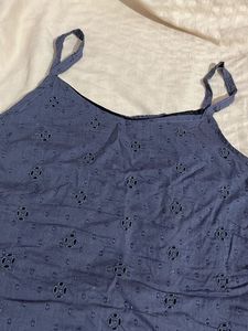 Embrodered Crop Top