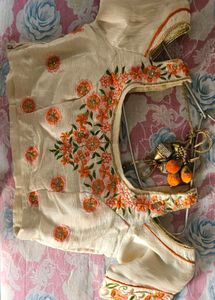 Floral Embroidered Indian Outfit