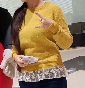 Winter Mustard Yellow Top