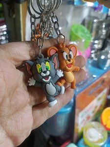 Tom And Jerry Keychain 2pcs