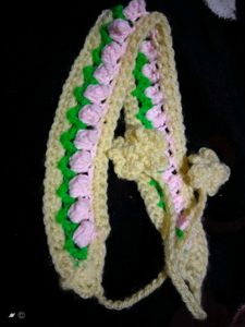 Crochet Tulip 🌷 Headband For Girls