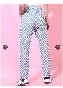 Checkered Casual Pants