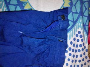 Blue Casual Pants